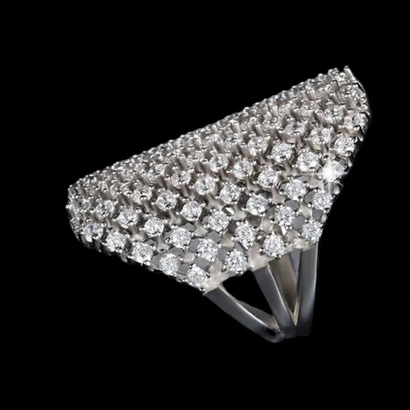 Gorgeous Zircon Statement Ring